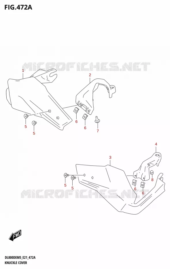 PROTEGES MAINS Suzuki MOTO 800 V-STROM 2025  DL800DERC 2025 M5 (E21)