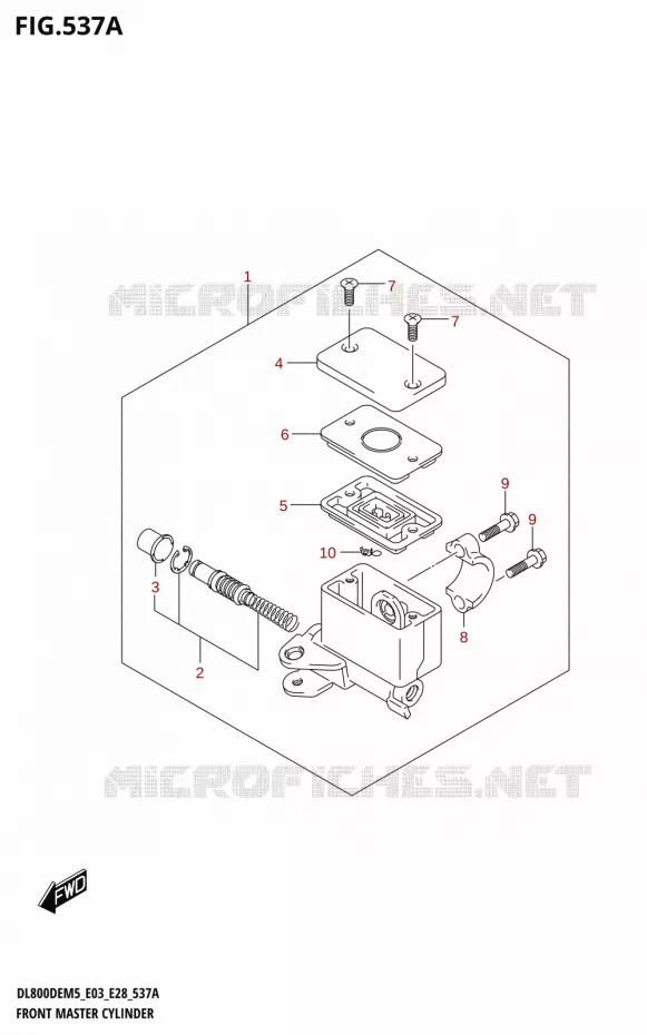 MAITRE CYLINDRE AVANT Suzuki MOTO 800 V-STROM 2025  DL800DERC 2025 M5 (E28)