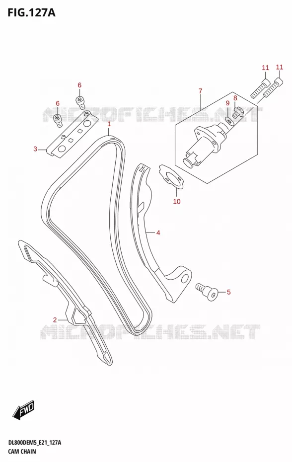 DISTRIBUTION Suzuki MOTO 800 V-STROM 2025  DL800DEUC 2025 M5 (E21)