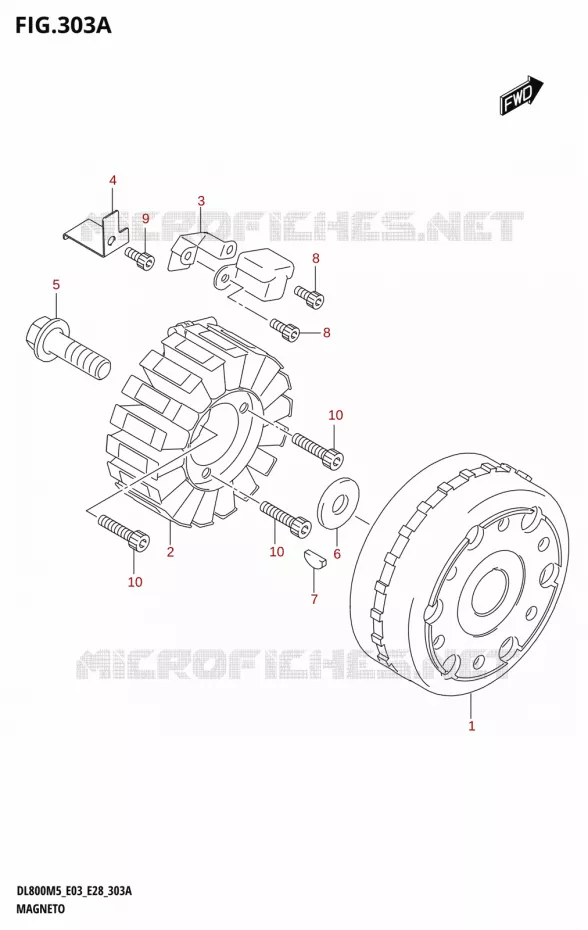 ALLUMAGE ROTOR - STATOR Suzuki MOTO 800 V-STROM 2025  DL800RQ 2025 M5 (E28)