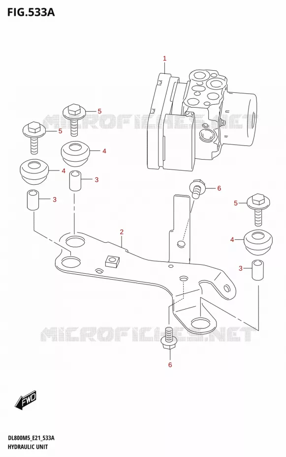 SYSTÈME ABS Suzuki MOTO 800 V-STROM 2025  DL800UQM5 E21 2025 M5 (E21)