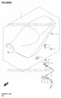 SELLE (DL650XAUE) pour Suzuki V-STROM 650 2025