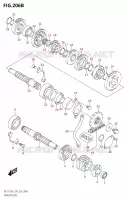 TRANSMISSION (DR Z125L) pour Suzuki DR-Z 125 2022