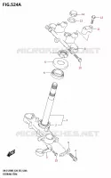 COLONNE DE DIRECTION (DR Z125) pour Suzuki DR-Z 125 2025