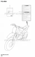 ETIQUETTE (E28) pour Suzuki DR-Z 125 2025