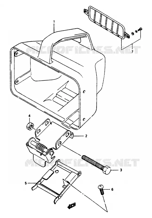BOL DE PHARE Suzuki QUAD 250 OZARK 1997  LT-F250V