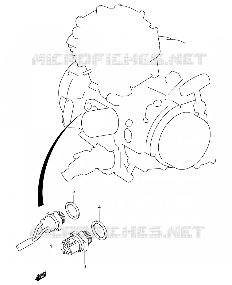 THERMOCONTACT Suzuki QUAD 400 EIGER 2006  LT-F400K6(P3/P28)