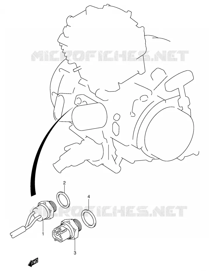 THERMOCONTACT Suzuki QUAD 400 EIGER 2007  LT-F400FK7(P3/P28)