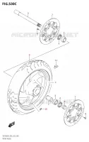 ROUE AVANT (VZR1800BZ:L9:E28) pour Suzuki BOULEVARD 1800 2019