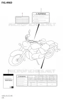 ETIQUETTE (VL800T:L8:E03) pour Suzuki BOULEVARD 800 2018