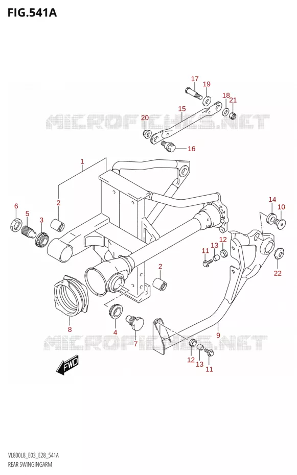 BRAS OSCILLANT Suzuki MOTO 800 BOULEVARD 2018  VL800 2018 L8 (E28)