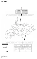 ETIQUETTE (VL800:E28) pour Suzuki BOULEVARD 800 2023