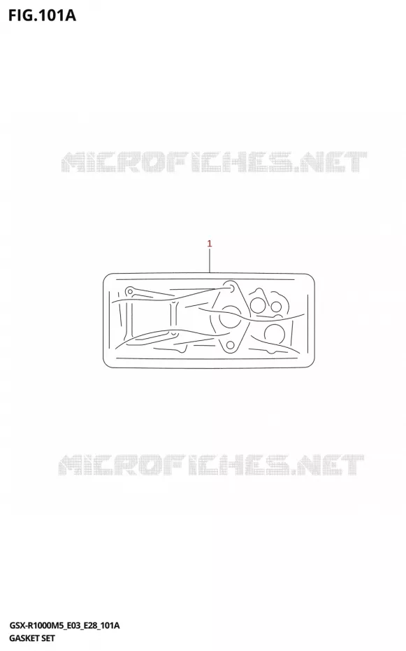 POCHETTE DE JOINTS Suzuki MOTO 1000 GSX-R 2025  GSX-R1000A 2025 M5 (E28)