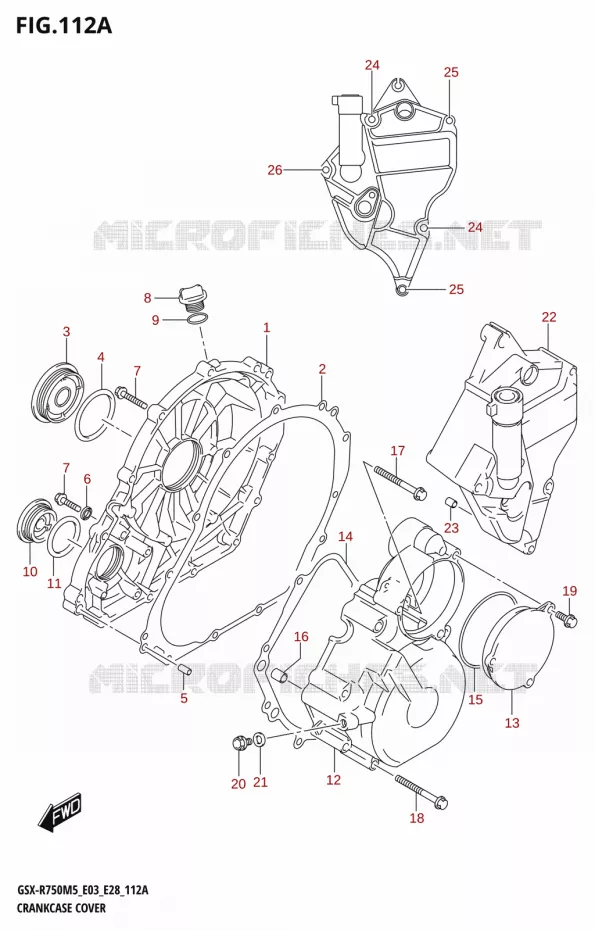COUVERCLES DE CARTERS Suzuki MOTO 750 GSX-R 2025  GSX-R750 2025 M5 (E28)