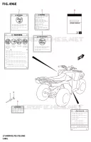 ETIQUETTE (P28) pour Suzuki KINGQUAD 400 2025