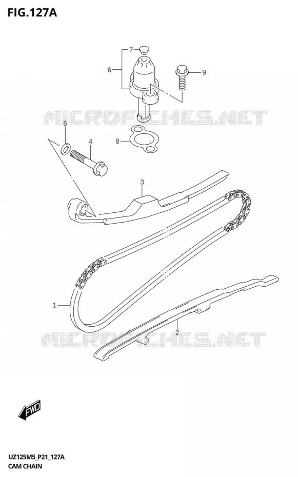 DISTRIBUTION Suzuki SCOOTER 125 ADDRESS 2025  UZ125M5 P21 2025 M5 (P21)