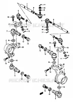 BIELLETTE DE DIRECTION   MOYEU pour Suzuki OZARK 250 1997