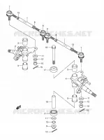 BIELLETTE DE DIRECTION   MOYEU pour Suzuki MINIQUAD-SPORT 50 2003