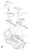 LEVIER DE TRANSMISSION pour Suzuki KINGQUAD 300 2001