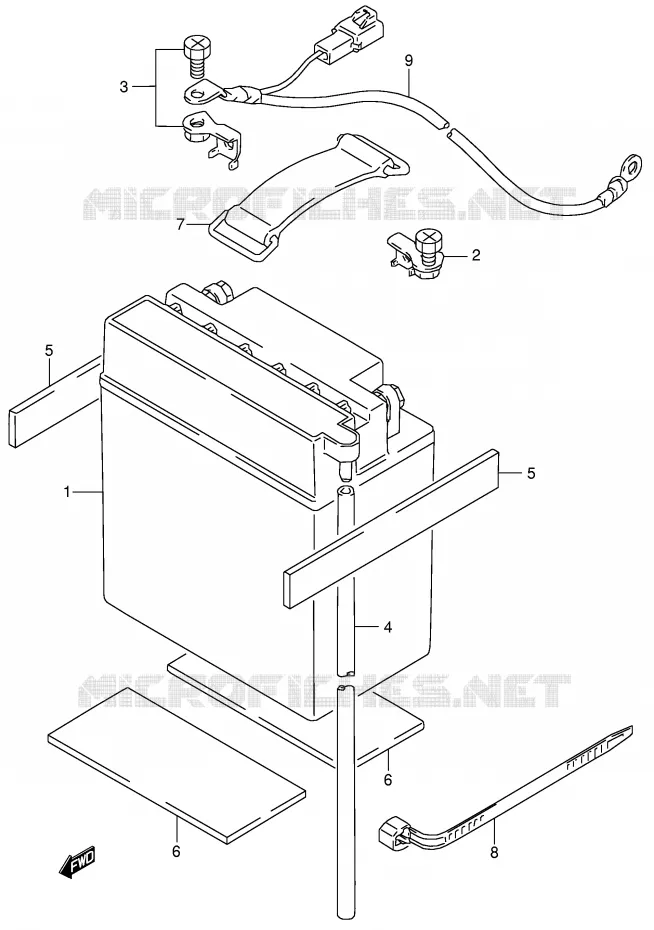 BATTERIE Suzuki QUAD 160 OZARK 2006  LT-F160K6(P24)