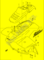 GARDE BOUE AVANT (MODELE K1/K2) pour Suzuki OZARK 160 1997