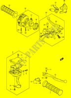 LEVIERS   POIGNEES (MODEL K5/K6/K7/K8) pour Suzuki QUADSPORT 250 2006