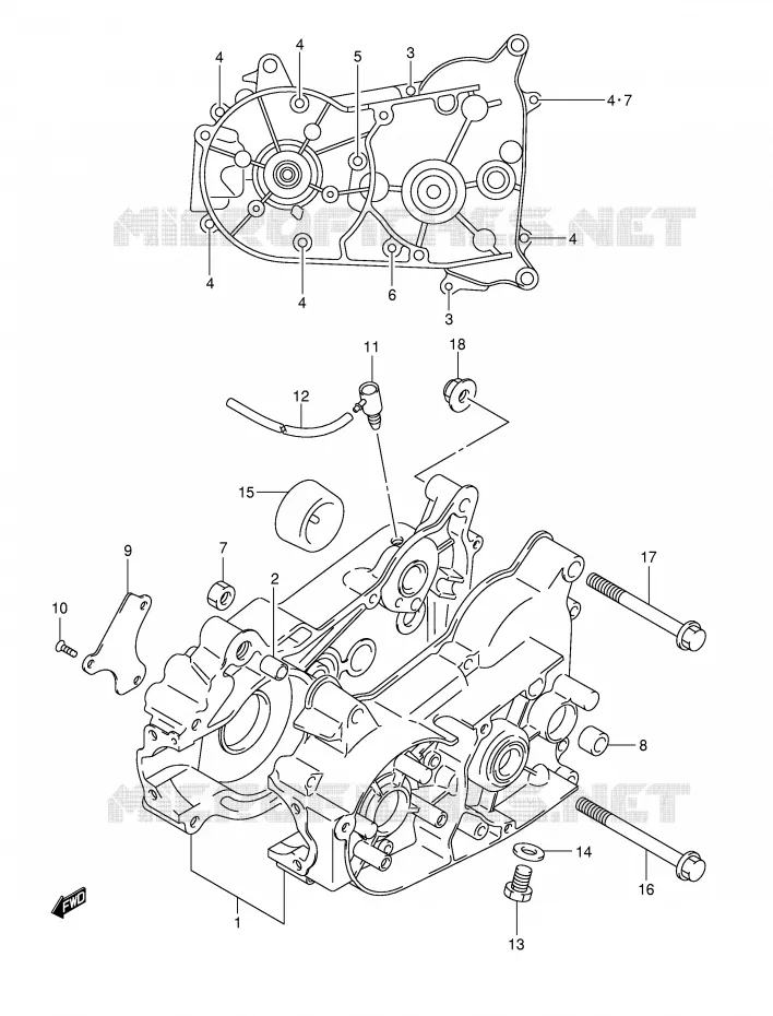 CARTER Suzuki QUAD 50 MINIQUAD-SPORT 2005  LT-A50K5(P2)