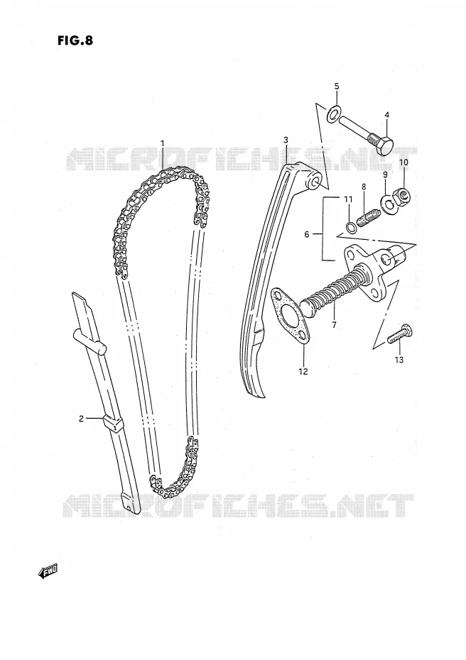 DISTRIBUTION Suzuki QUAD 160 OZARK 1990  LT-F160L(P3)