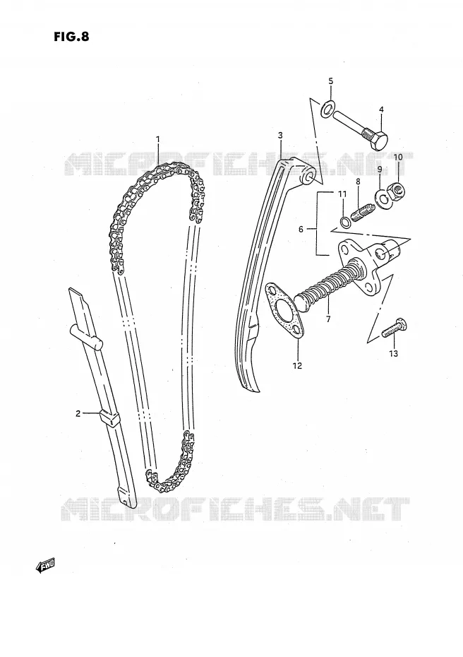 DISTRIBUTION Suzuki QUAD 160 OZARK 1996  LT-F160T(P28)