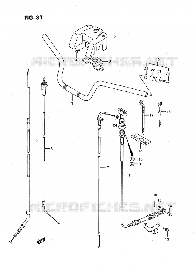GUIDON Suzuki QUAD 160 OZARK 1993  LT-F160P(P28)