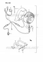 VENTILATEUR DE REFROIDISSEMENT (MODELE J/K/L/M:OPTIONNEL) pour Suzuki KINGQUAD 250 1992