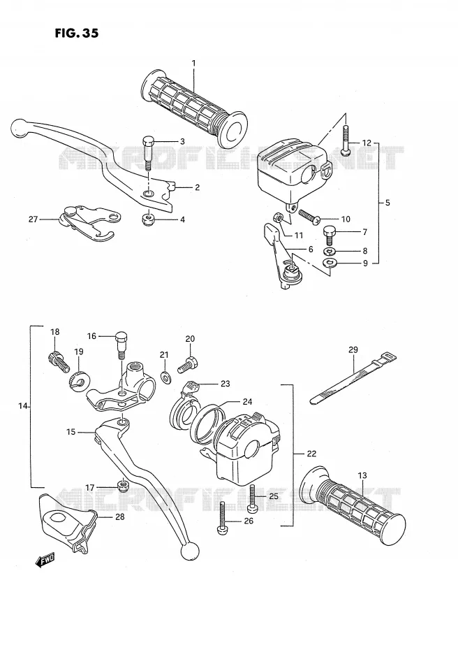 COMMODOS (MODELE J/K/L) Suzuki QUAD 250 OZARK 1992  LT-F250N(E3)