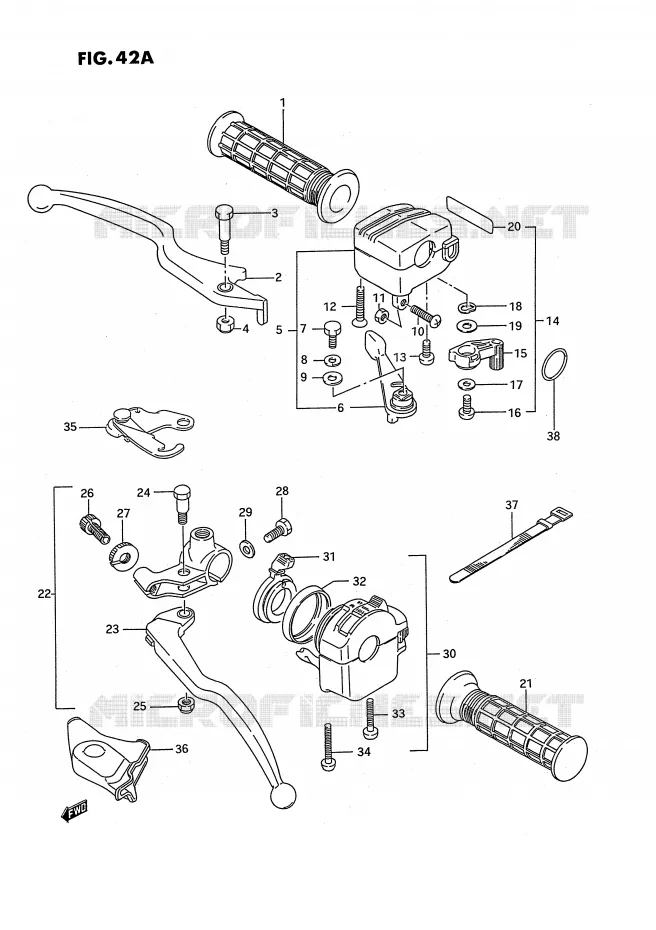 COMMODOS (MODELE S E17,E24) Suzuki QUAD 250 KINGQUAD 1987  LT-F4WDH(E2)