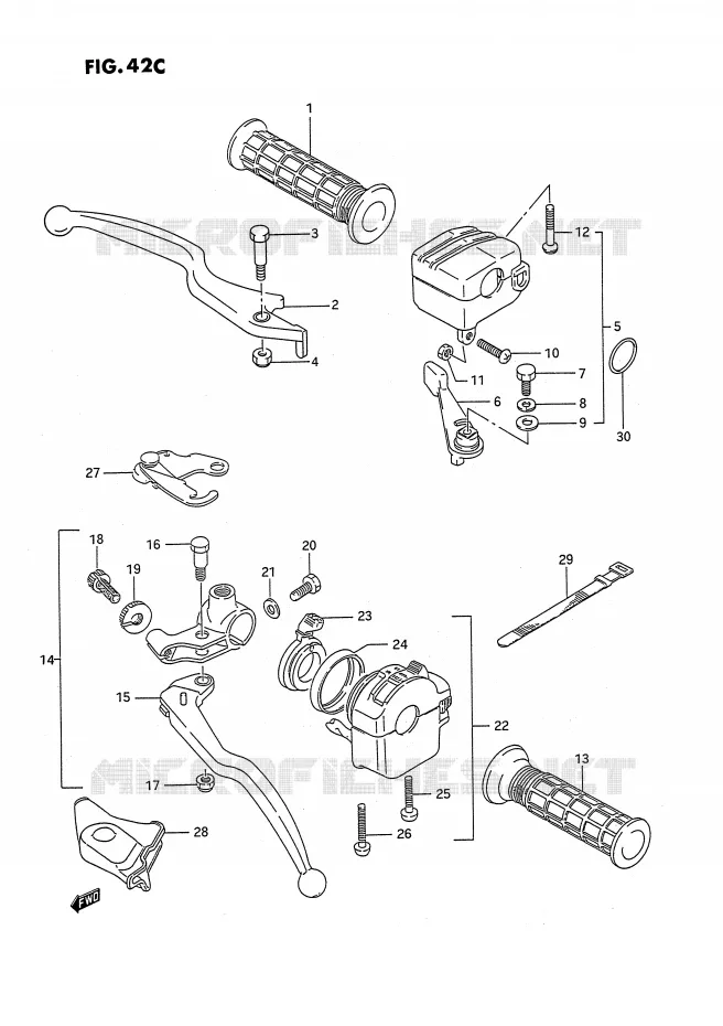 COMMODOS (MODELE S E2) Suzuki QUAD 250 KINGQUAD 1991  LT-F4WDM(E2)