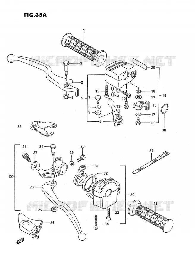 COMMODOS (MODELE S/T E24) Suzuki QUAD 250 OZARK 1992  LT-F250N(E2)