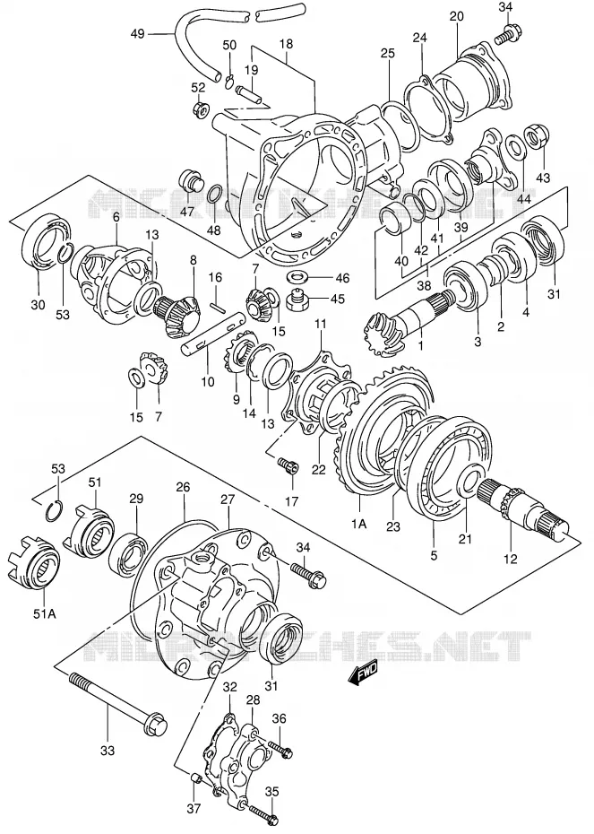 PONT AVANT Suzuki QUAD 300 KINGQUAD 2000  LT-F300FY(E24)