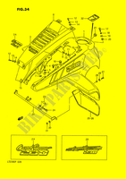 GARDE BOUE AVANT (MODELE H/J/K) pour Suzuki QUADSPORT 230 1993