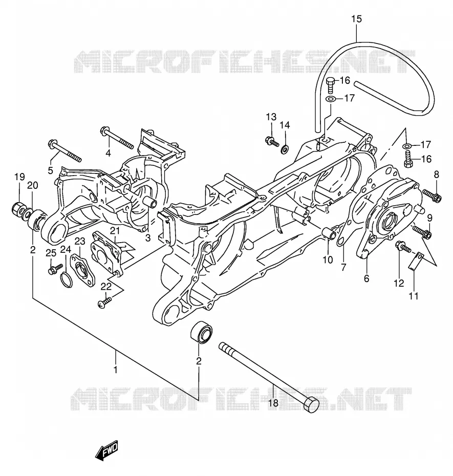 CARTER Suzuki QUAD 80 QUADSPORT 1999  LT80X(P3/P28)