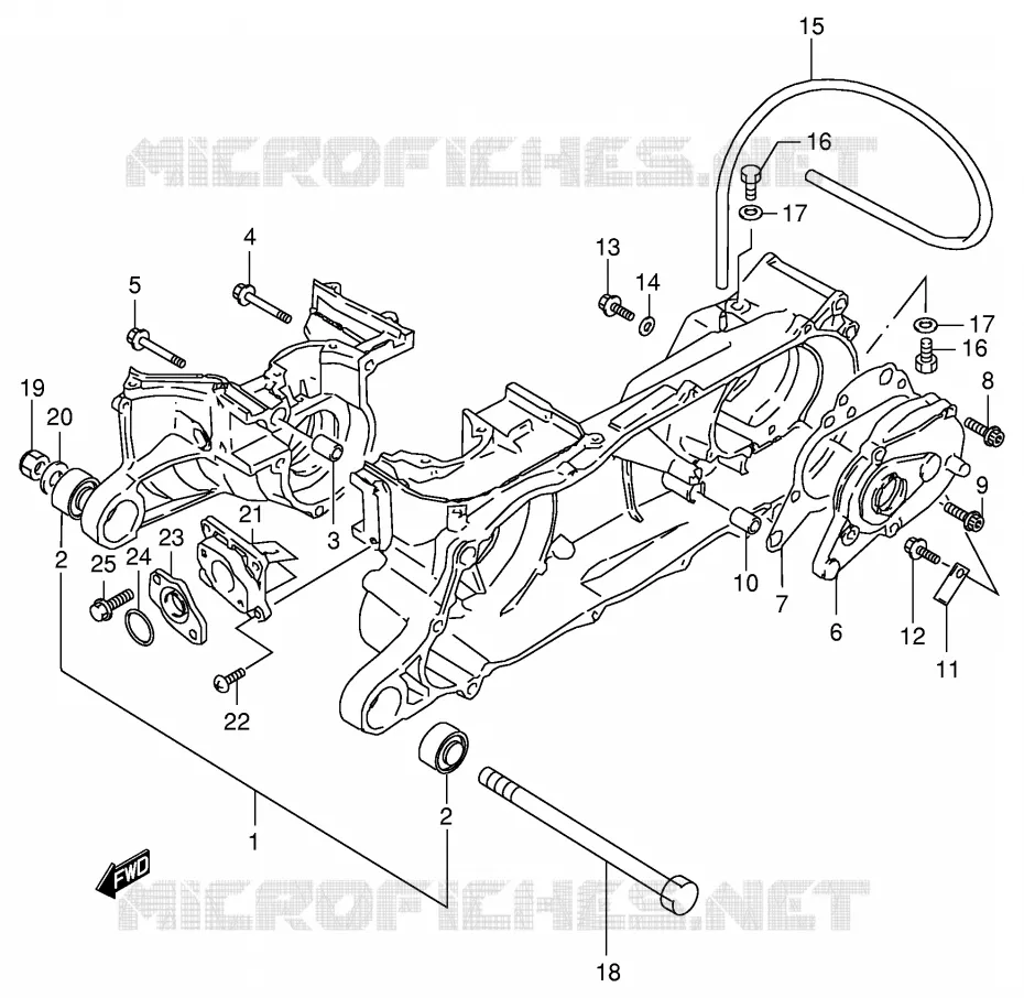 CARTER Suzuki QUAD 80 QUADSPORT 2001  LT80K1(P3/P28)