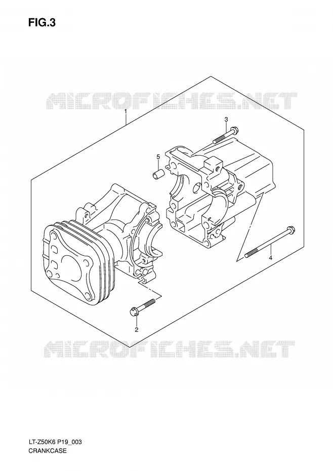 CARTER Suzuki QUAD 50 QUADSPORT 2013  LT-Z50L0(P19)
