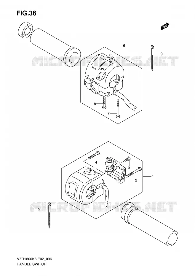 COMMODOS (SEE NOTE) Suzuki MOTO 1800 INTRUDER 2009  VZR1800K9(E2)