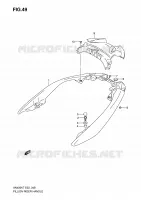 SUPPORT DOSSERET (AN400K7/K8/K9/AK9/L0/AL0) pour Suzuki BURGMAN 400 2009