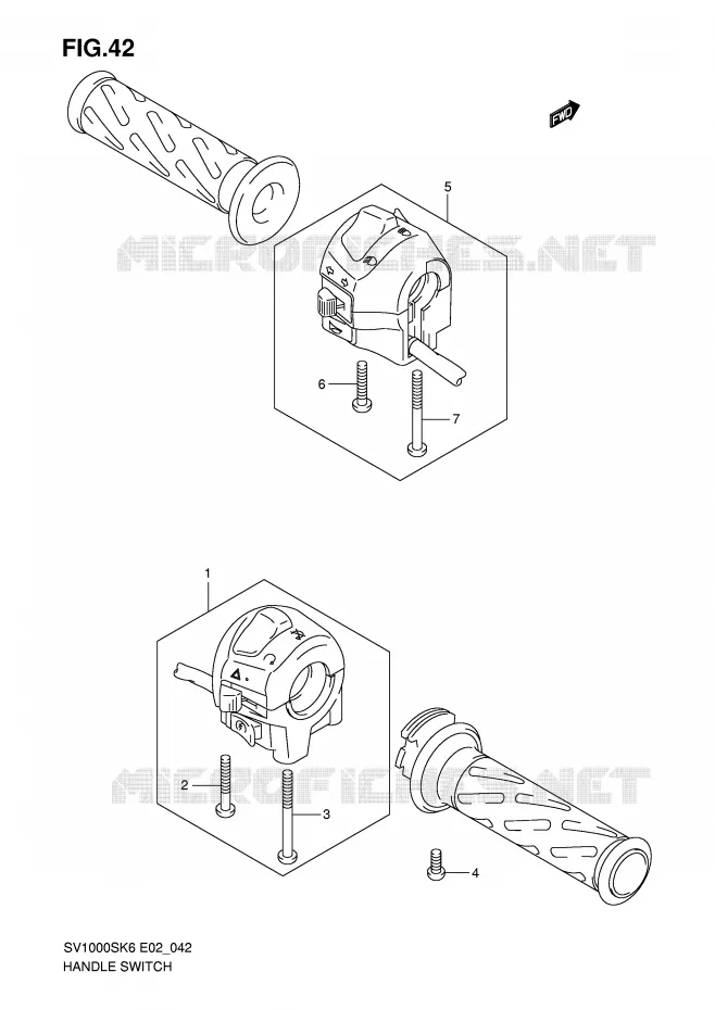 COMMODOS (SV1000/U1/U2) Suzuki MOTO 1000 SV 2006  SV1000S2K6(E2)