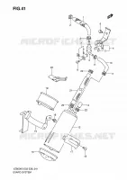 SYSTÈME DE RECYCLAGE VAPEURS CARBURANT (MODEL K5/K6/K7/K8 E33) pour Suzuki MARAUDER 800 2007
