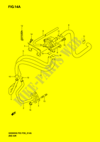 SYSTEME RECYCLAGE GAZ ECHAPPEMENT (GS500F P33/GS500FK6 P3/GS500/FK6 P28) pour Suzuki GS-F 500 2004