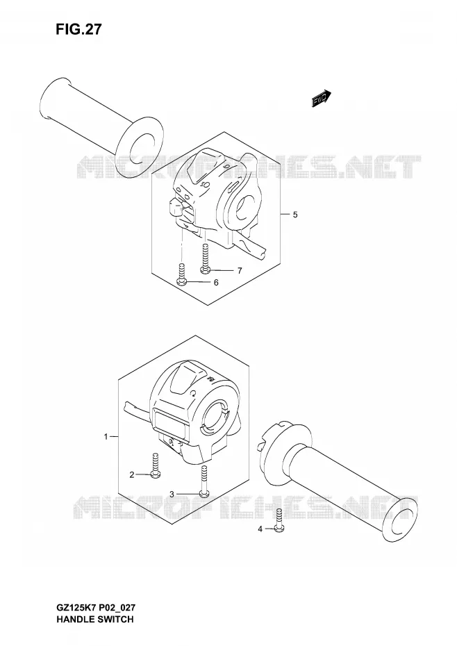 COMMODOS (MODEL K3/K4/K5/K6) Suzuki MOTO 125 MARAUDER 2006  GZ125K6(P02)