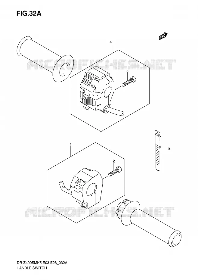 COMMODOS (MODEL K7/K8/K9) Suzuki MOTO 400 DR-Z 2005  DR-Z400SMK5(E3/E28)