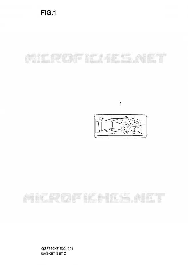 KIT JOINTS Suzuki MOTO 650 BANDIT 2008  GSF650SAK8(E2)