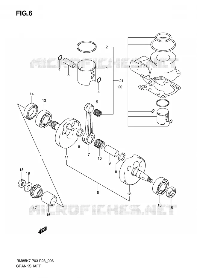 VILEBREQUIN Suzuki MOTO 85 RM 2008  RM85K8(P3/P28)