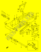 BRAS OSCILLANT ARRIERE (MODELE L/M/N/P) pour Suzuki DR 350 1996